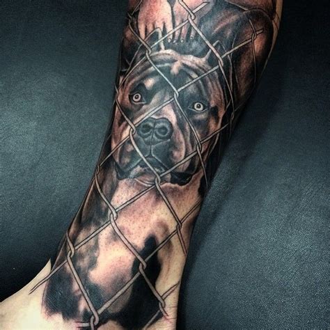 50 Pitbull Tattoo Snouts Meanings and Designs - We love Dogs Check more ...