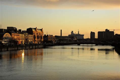 Dusk on the River Lee, Cork, Ireland Mullingar, Cork City, Cork Ireland ...