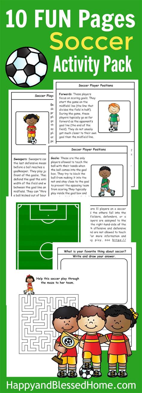 How to Play Soccer with FREE Printables and Exciting Play Ideas | Activity pack, Fun games for ...