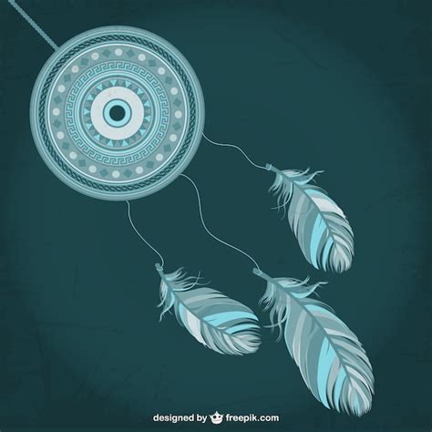 Free Vector | Dream catcher illustration