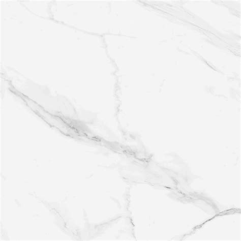 White Marble Effect Gloss Ceramic Floor Tile