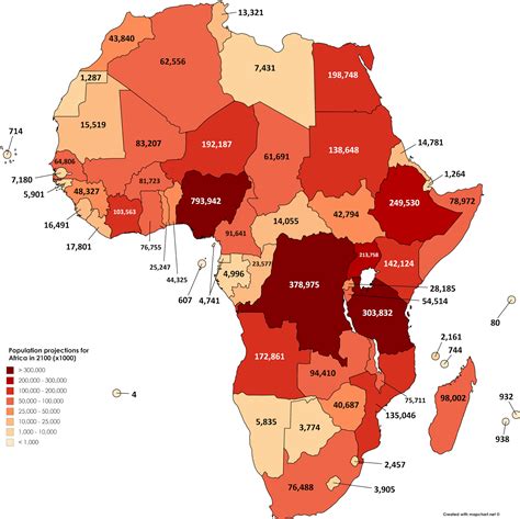 Population Map Of Africa