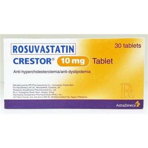 Crestor Rosuvastatin Tablet at Rs 30/stripe in Bhayander West | ID ...