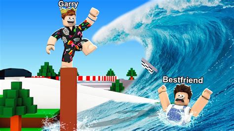 TROLLING MY BEST FRIEND in Roblox TSUNAMI Simulator! Natural Diasters - YouTube