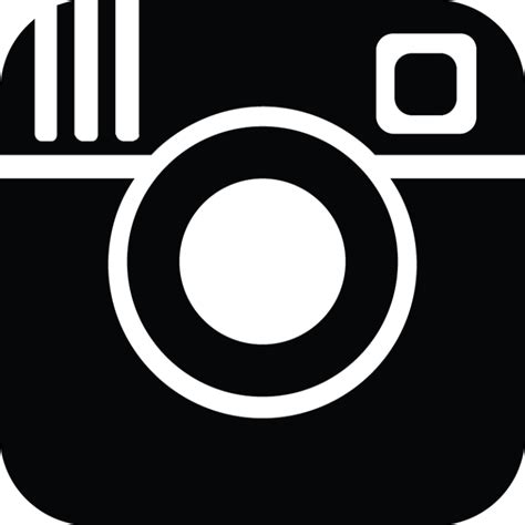 Instagram Logo Black White Png Transparent Overlay