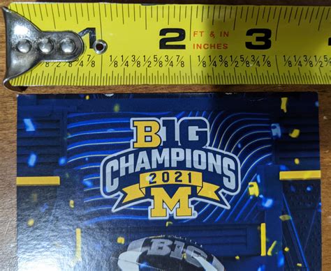 Michigan Wolverines Football 2021 BIG 10 TEN Championship Souvenir Ticket Stub | eBay