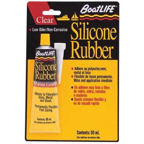 BoatLIFE 1140 Marine Silicone Rubber Sealant - Clear, 3 oz. - Walmart.com - Walmart.com