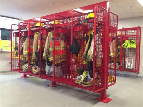 Fire Station Gear Lockers - PPE Storage - Firefighter Storage Racks - GearGrid GearGrid Offers ...