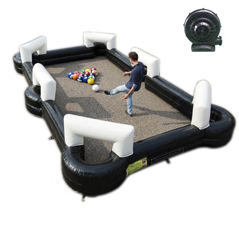 Buy TECHTONGDA Inflatable Soccer Pool Backyard Game 16.4×9.8ft Inflatable Billiard Football ...