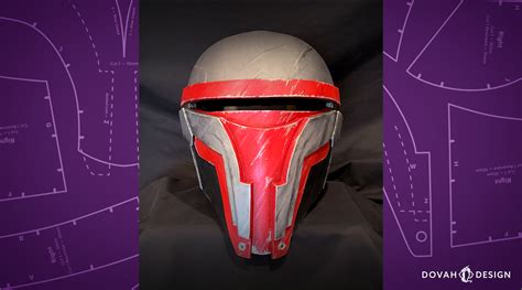 Darth Revan Cosplay Helmet Pattern (PDF) - Dovah Design