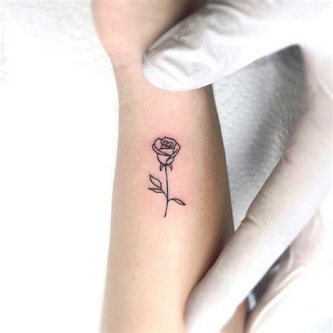 10+ Small Simple Rose Tattoo Ideas That Will Blow Your Mind!