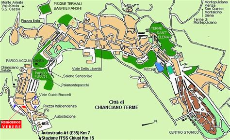 planimetria residence venere chianciano terme