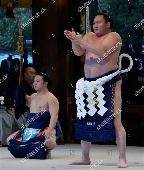 Mongolian Grand Sumo Champion Yokozuna Hakuho Editorial Stock Photo - Stock Image | Shutterstock