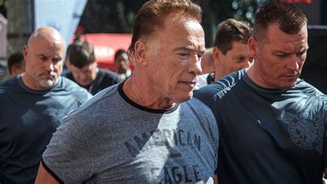 Arnold Schwarzenegger Gets Drop Kicked To Ground