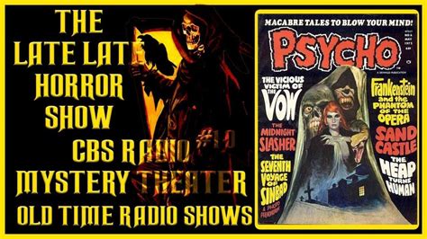 CBS RADIO MYSTERY THEATER OLD TIME RADIO SHOWS ALL NIGHT #10 | Old time radio, Mystery theater ...