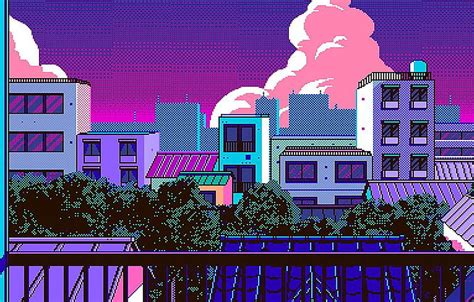 Japan Street Fall City Live, 8 bit japan HD wallpaper | Pxfuel