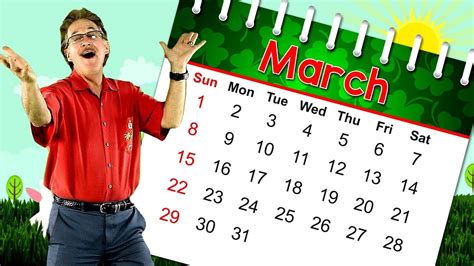 The Month of March | Calendar Song for Kids | Month of the Year Song | Jack Hartmann - vTomb