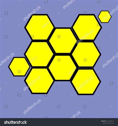 Yellow Beehive Background Stock Vector (Royalty Free) 1307743171 | Shutterstock