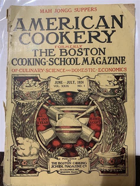 American Cookery June-July 1924 : r/Old_Recipes