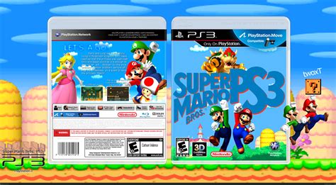 Viewing full size Super Mario Bros. PS3 box cover