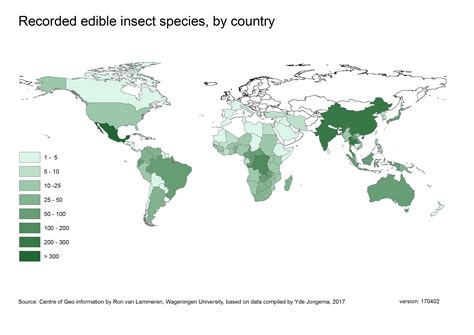 List of edible insects of the world (April 1, 2017) - WUR