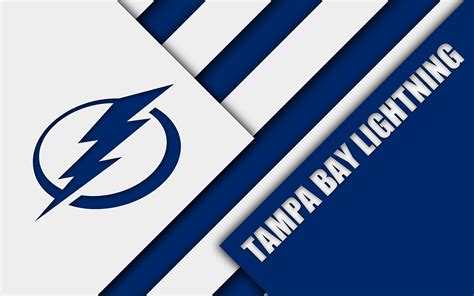 Logo, 4K, Hockey, Emblem, NHL, Tampa Bay Lightning HD Wallpaper