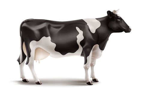 Vector Realistic Cow | Cow, Cow vector, God art