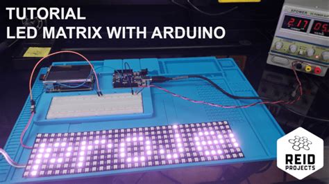 How to control RGB LED matrix with an Arduino - Reid Projects