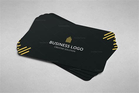 Minimal Mechanic Business Card Design - Graphic Templates