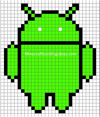 Android perler bead pattern More Pixel Art Templates, Perler Bead ...