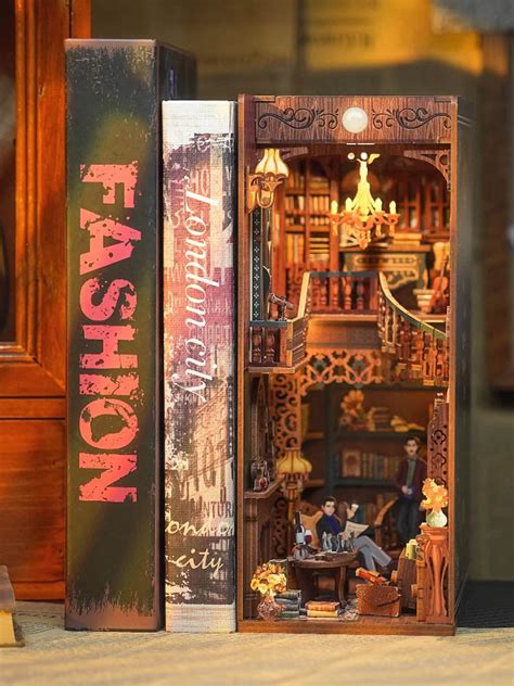 Sherlock Holmes Detective Agency Wooden Puzzle Book Nook – Fifijoy