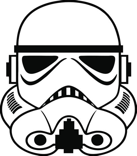 Résultat de recherche d'images pour "stormtrooper helmet drawing basic" | Star wars stormtrooper ...