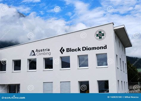 Austria Climbing Building with Black Diamond Logo at Kletterzentrum ...