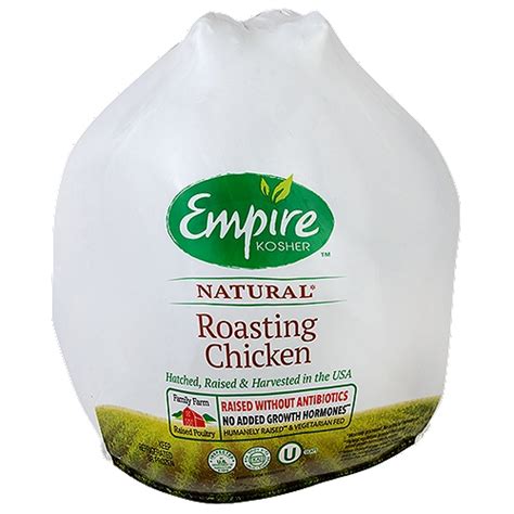 Empire Kosher Roasting Chicken, Frozen, 6 pound