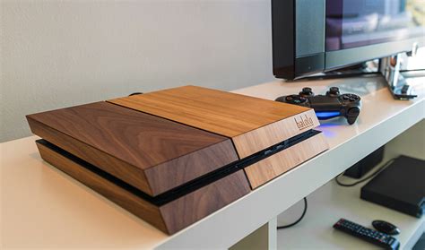 Balolo XBox One and PS 4 Wood Gaming Console Covers - Design Milk