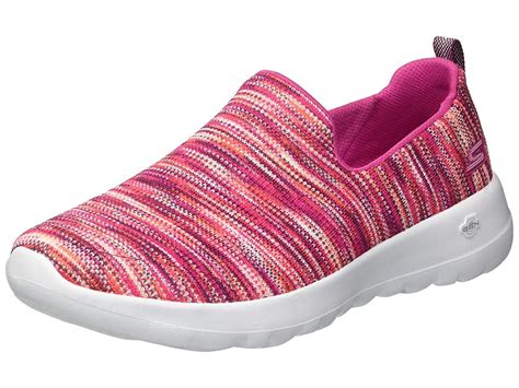 Skechers - Skechers Women's Go Walk Joy-15615 Wide Sneaker, Pink/Multi ...