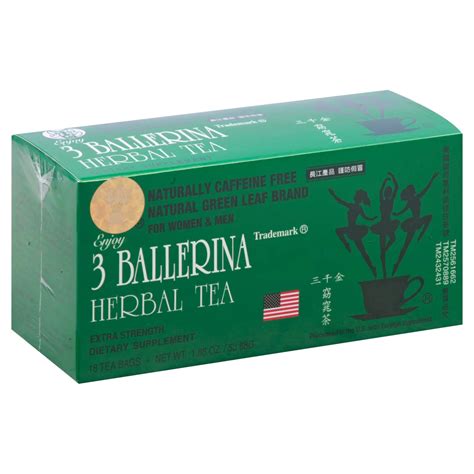 3 Ballerina Tea Extra Strength No Caffeine Dieters' Drink - Shop Tea at H-E-B