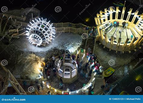 Salt Mine Salina Turda Museum Editorial Stock Photo - Image of shaft, museum: 134825123