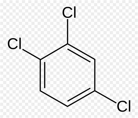 File - 1,2,4-trichlorobenzene 2 - Svg - Tri Chloro Benzene Clipart ...