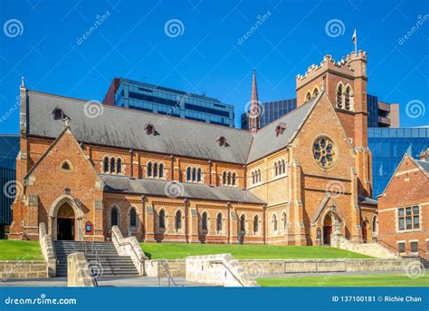 St Georges Cathedral in Perth, Western Australia Stock Image - Image of ...