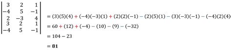 How to use Sarrus Rule in Finding Determinant of a 3x3 Matrix