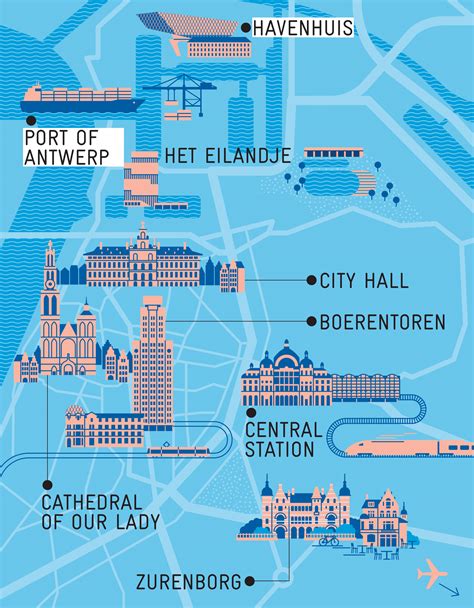 Antwerp Map - Studio Axel Pfaender