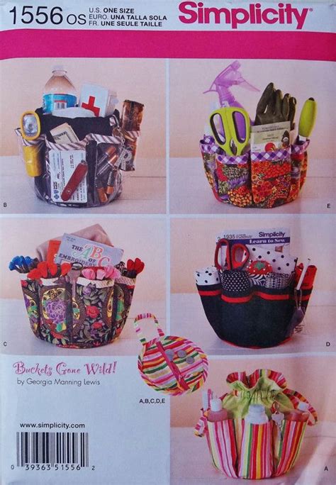 Organizer Pattern, Bingo Bag Pattern, Simplicity 1556 sewing pattern | Bingo bag, Bag patterns ...