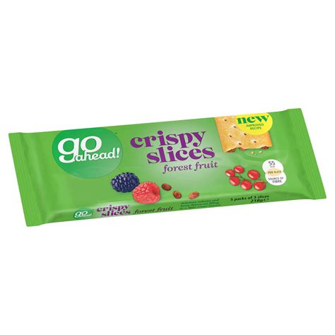 Go Ahead! Crispy Slices Forest Fruit 218g | Multipack Biscuits | Iceland Foods