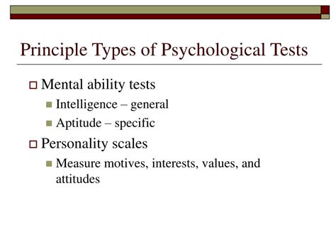 PPT - Psychological Testing PowerPoint Presentation, free download - ID:6549147