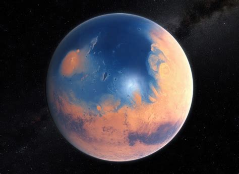 Ancient Mars may have had oceans because it had a hydrogen-rich ...