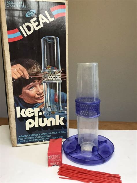 KerPlunk Game Original Box Ker-PLUNK Vintage Ideal Toys #IdealToys ...