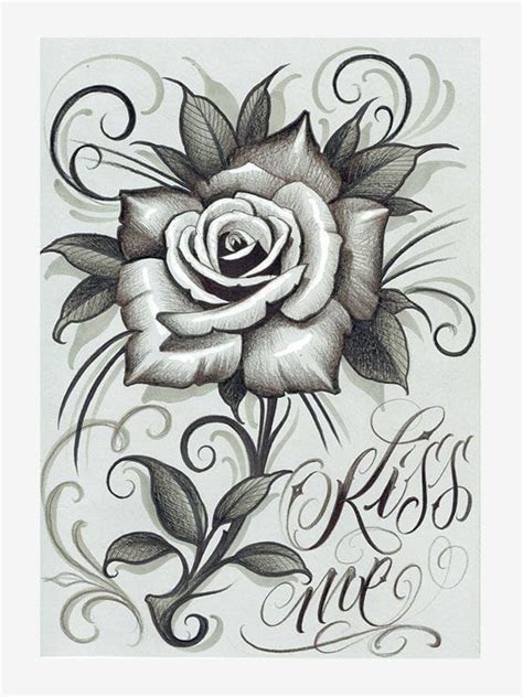 Pin on Tattoo | Flower art drawing, Roses drawing, Flower drawing