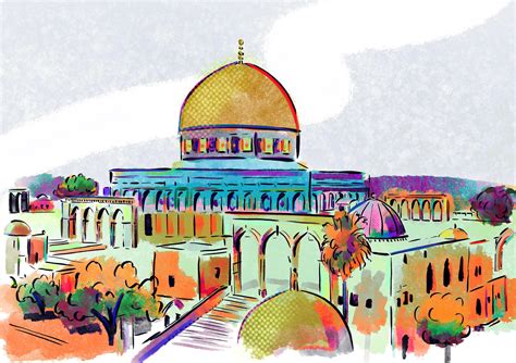 Masjid Al Aqsa Mosque Palestine Art Giclee Fine Art - Etsy Australia