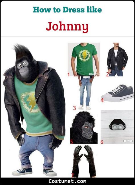 Johnny (Sing) Costume for Cosplay & Halloween 2023 | Gorilla costumes ...